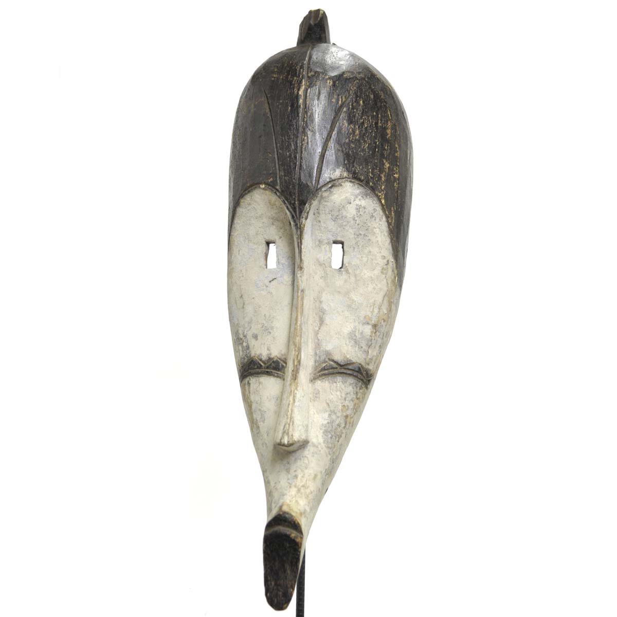 ファン族マスク（高さ61cm）【アフリカンアート 仮面彫刻】 (b152-16) - アフリカ雑貨店 アフロモード