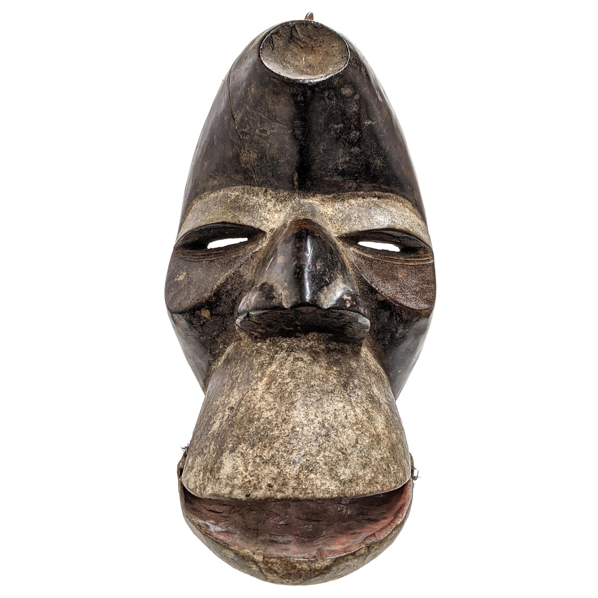 ダン族猿マスク 29cm アフリカンアート 仮面 (c011-13) アフリカ雑貨店 アフロモード