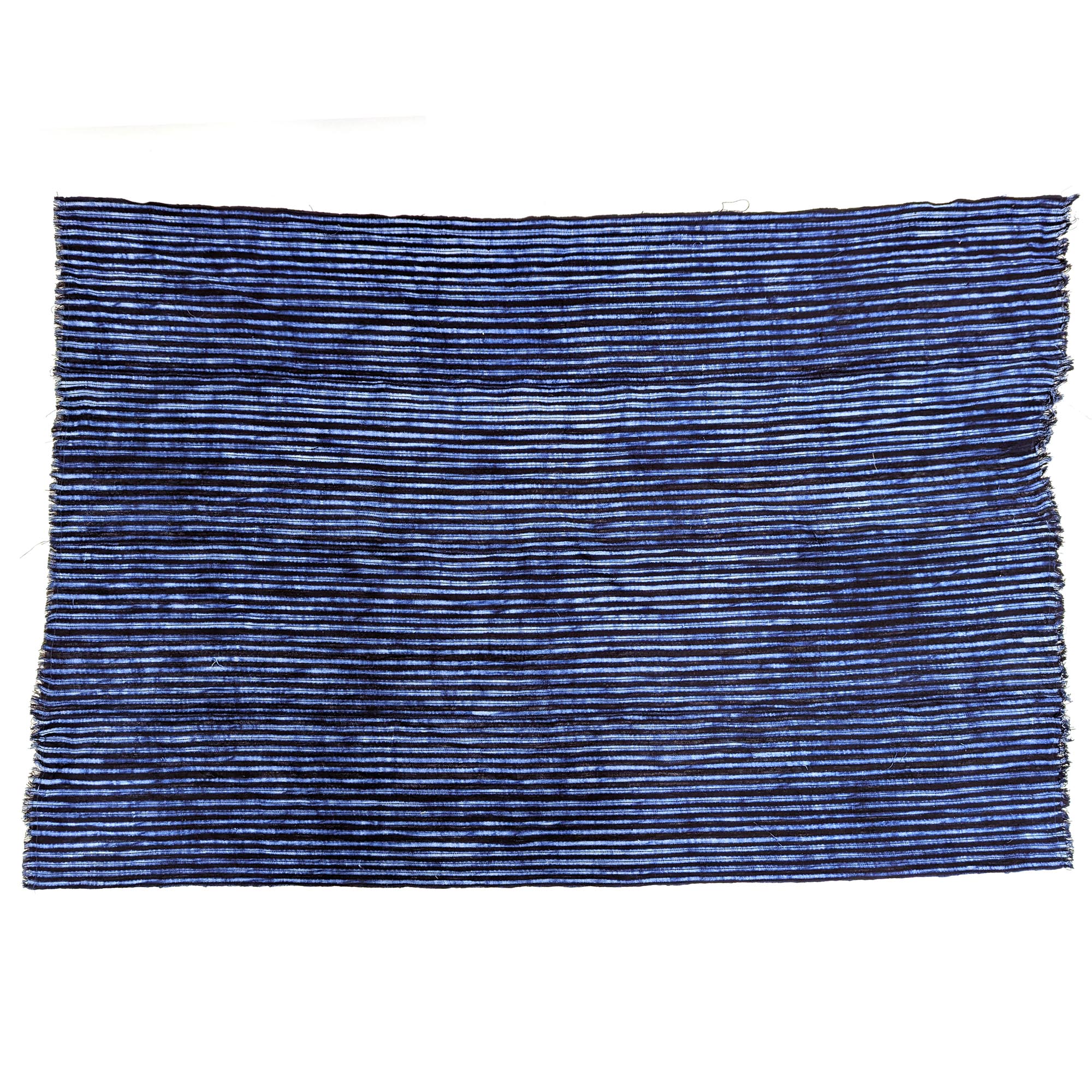ギニア製 インディゴ 手織り布 135cm 綿100％ 生地 アフリカ布 （n241