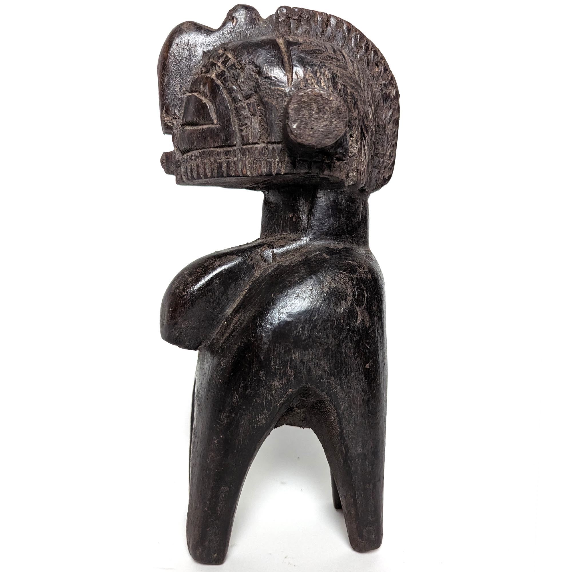 バガ族ニンバ像 高さ26cm アフリカンアート 木彫彫刻 （p102-14
