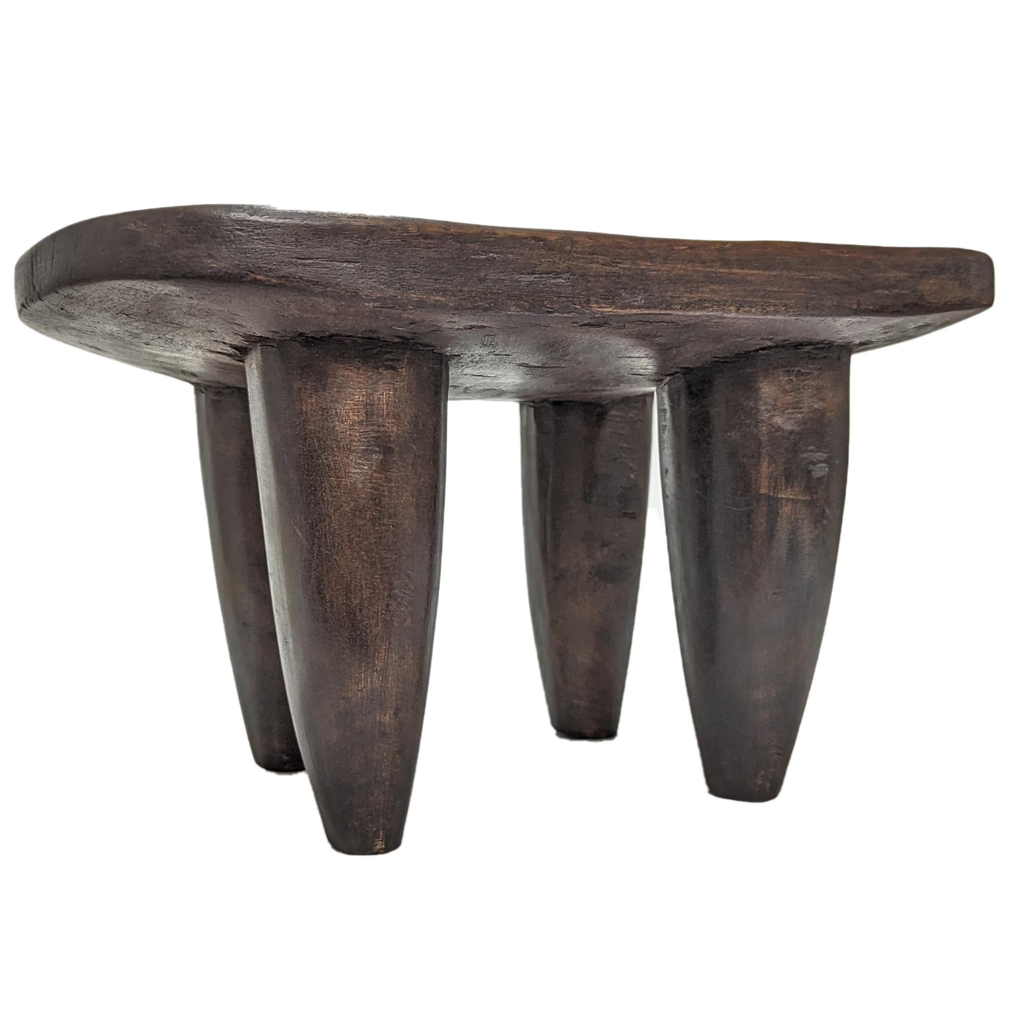 セヌフォ族腰掛 座面40x25cm アフリカの家具 スツール 椅子 （p122-29 