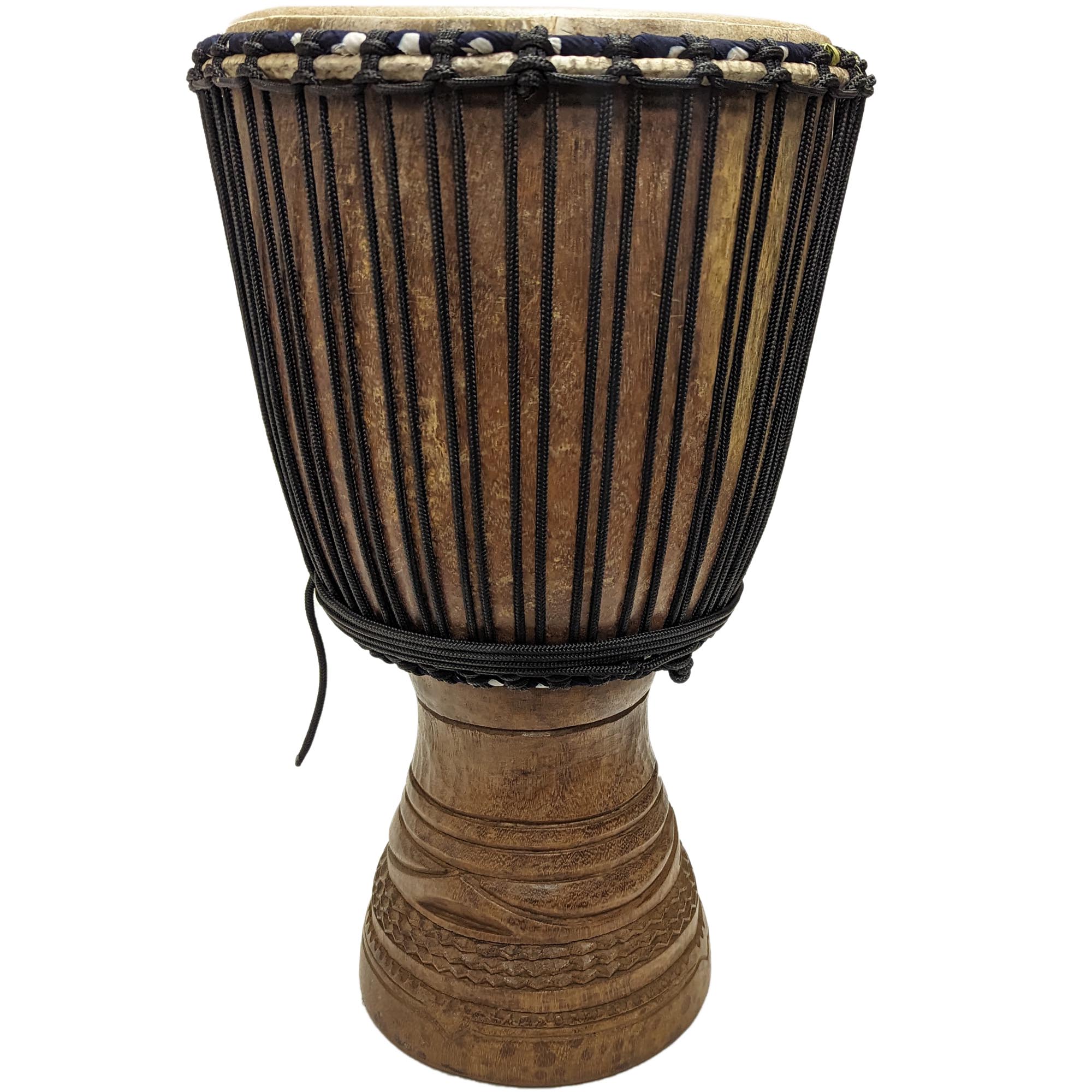 コートジボワール ジャンベ Lサイズ NIMBA (p260-05) - アフリカ雑貨