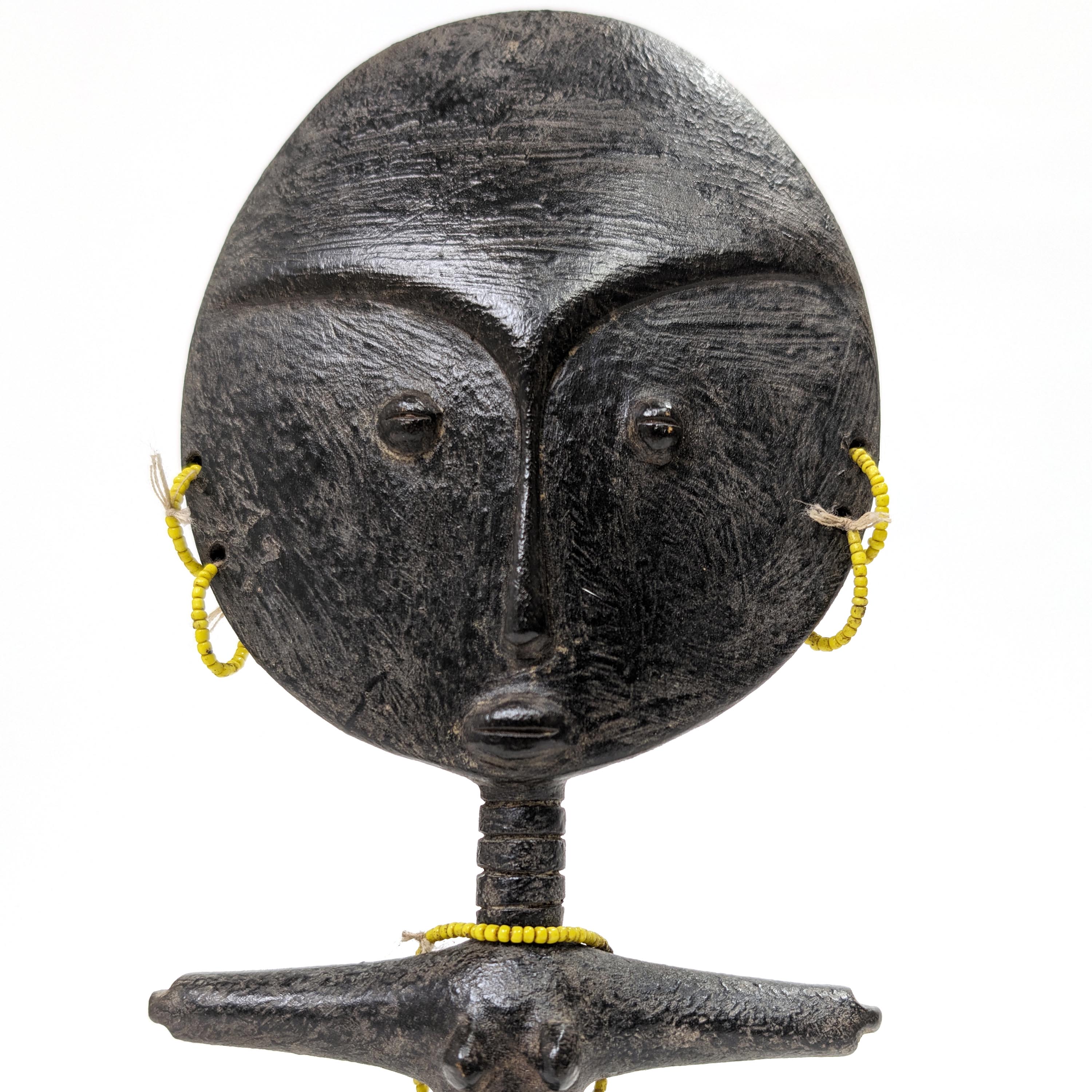 アシャンティ族「アクワバ」 30cm 子宝祈願像 （p580-12） - アフリカ