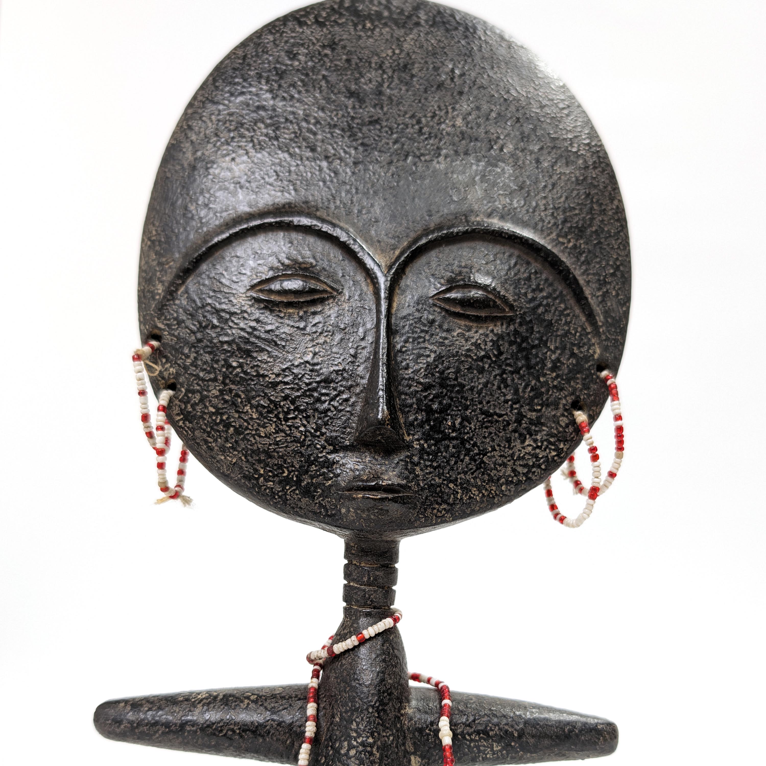 アシャンティ族「アクワバ」 32cm 子宝祈願像 （p580-13） - アフリカ