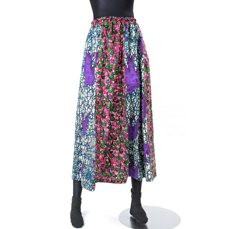 apolina 5-7y パッチワーク スカート 20通りの着方ができる魔法のスカート - パッチワーク−ダーク の通販