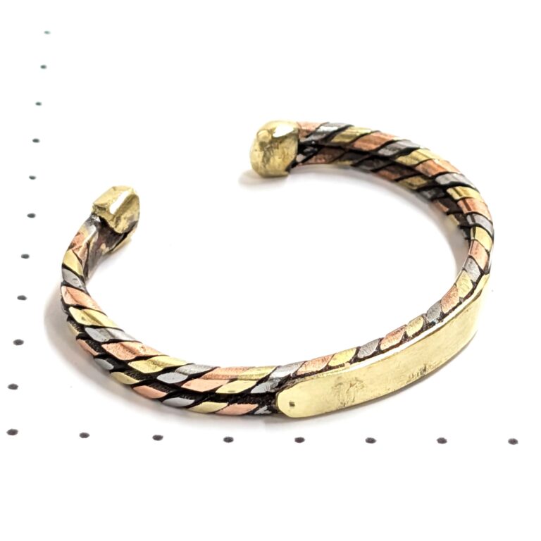 銅線 ブレスレット アフリカン バングル （p851-07） - アフリカ