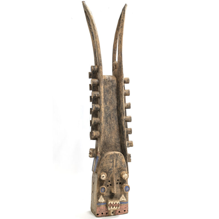 希少 グレボ族 戦士の仮面 プリミティブアート グレボ族仮面 61cm アフリカン プリミティブアート マスク