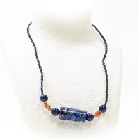 Alternative view of アフリカン ネックレス 再生ガラスビーズ  （r104-02）