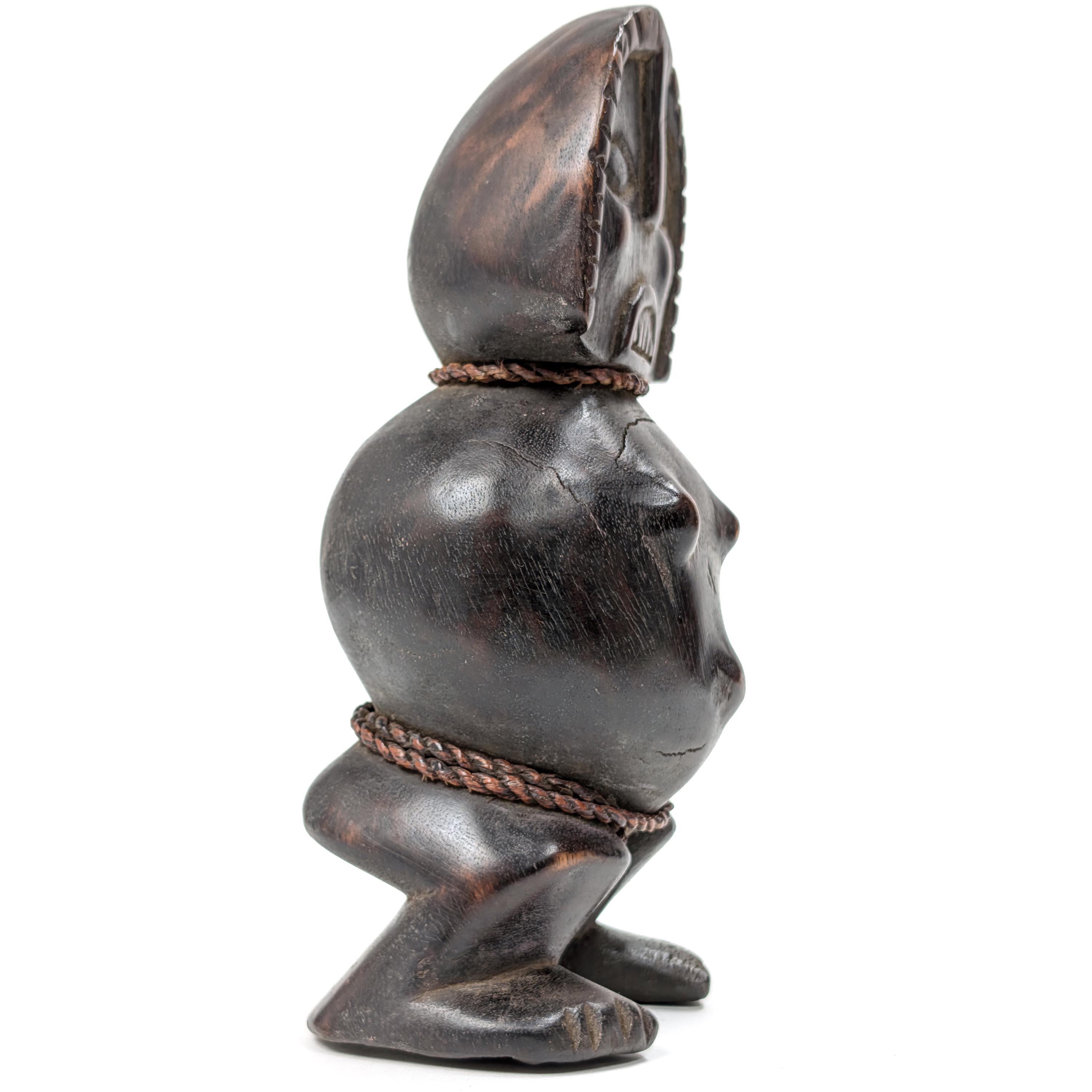 フィリピン BULUL 男 ブルル 木彫 プリミティブアート 置物 イフガオ族 フィリピン 男性ブルル BULUL 木彫 プリミティブアート 置物