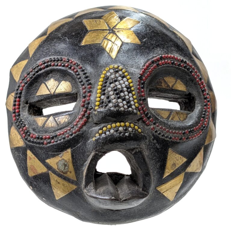 アフリカンマスク　仮面　プリミティブ アシャンティ族小型仮面 15cm アフリカン プリミティブアート