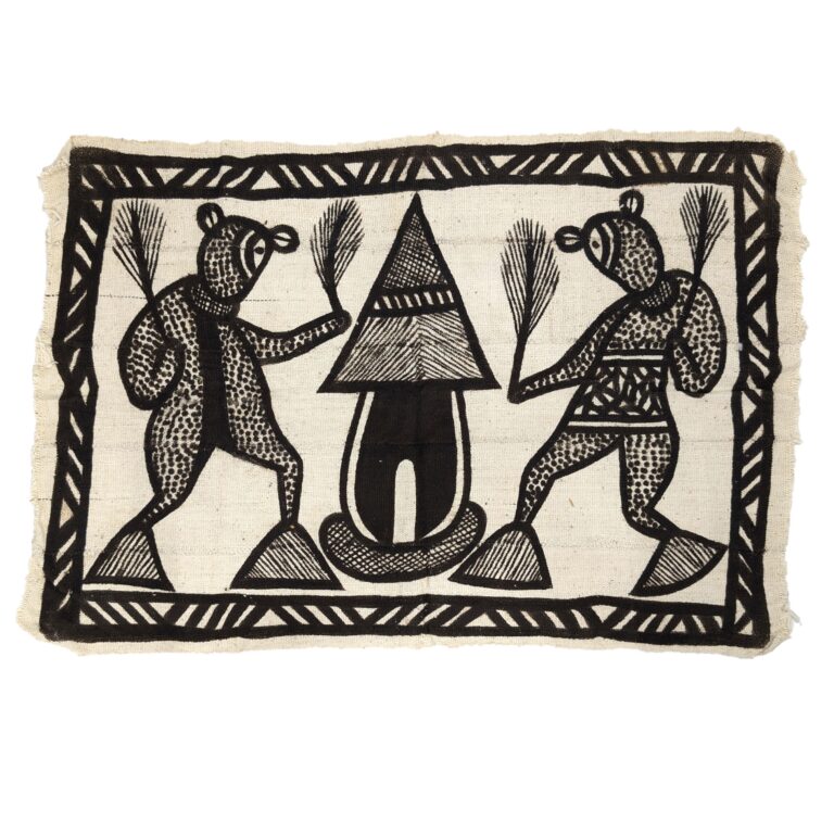 アフリカ　セヌフォ族　泥染め　多用布 セヌフォ布 多彩な集い｜マライカ公式通販