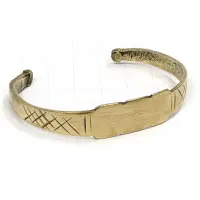 Alternative view of アフリカン メタリック ブレスレット 金属バングル （r114-13）