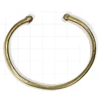 Alternative view of アフリカン メタリック ブレスレット 金属バングル （r123-07）