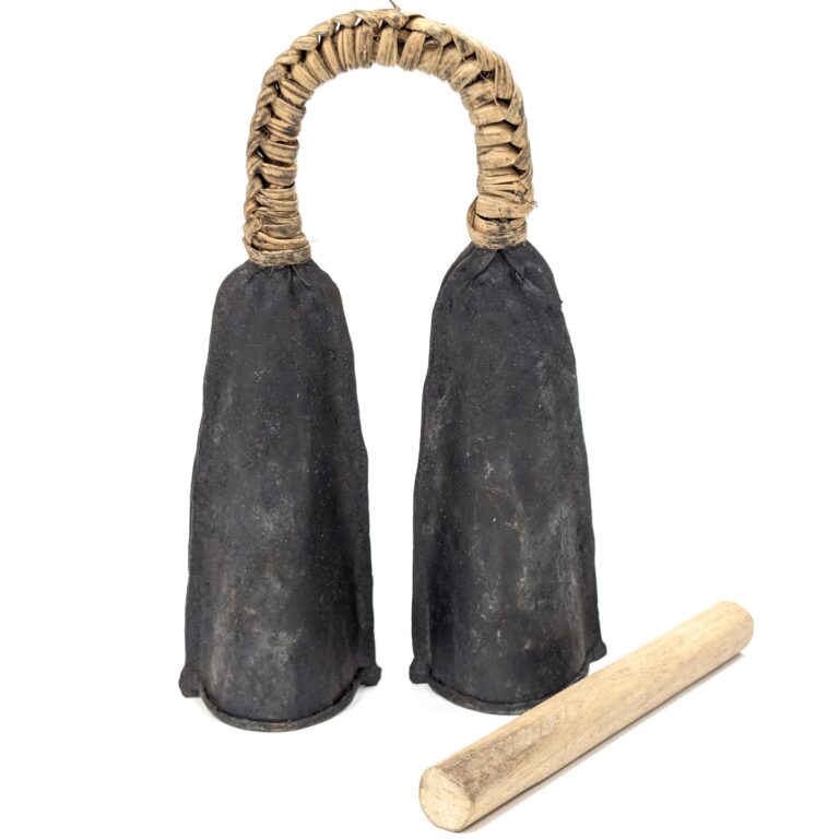 アフリカン鉄ベル ゴング カメルーン （r123-11） - アフリカ雑貨店