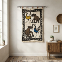 セヌフォ族 コロゴ布 95cm アフリカンファブリック （r133-18）（AI生成イメージ）