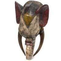 Alternative view of グロ族ゾウ仮面 49cm アフリカン プリミティブアート マスク （r133-20）