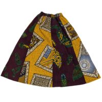 Alternative view of アフリカン パッチワーク パーニュ スカート （r133-29）