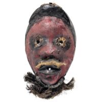 ダン族小型マスク 17cm アフリカン仮面 アート （r153-01）