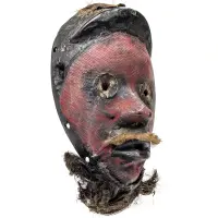 Alternative view of ダン族小型マスク 17cm アフリカン仮面 アート （r153-01）