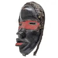 Alternative view of ダン族小型マスク 15cm アフリカン仮面 アート （r153-03）