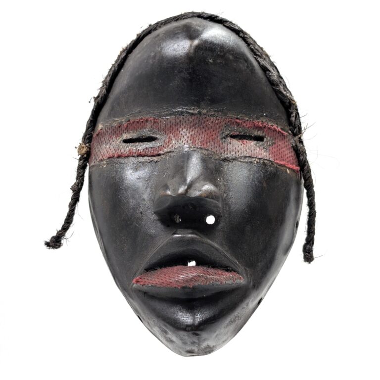 ダン族小型マスク 17cm アフリカン仮面 アート （r153-05