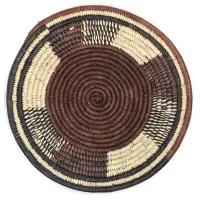 Alternative view of アフリカの水草製 渦巻きトレー なべ敷き （r153-22）