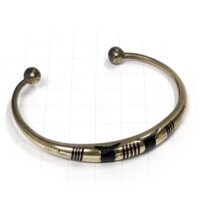 アフリカン メタリック ブレスレット 金属バングル （r155-10）