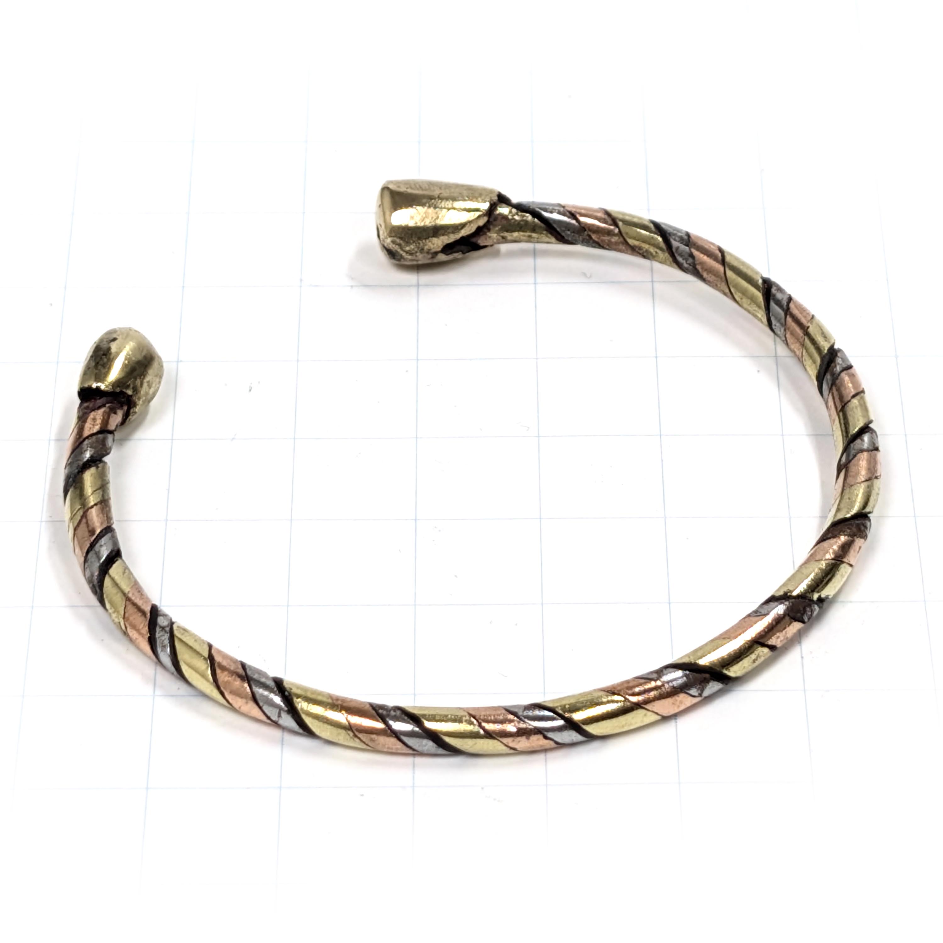 銅線 ブレスレット アフリカン バングル （r155-11）