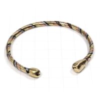 Alternative view of 銅線 ブレスレット アフリカン バングル （r155-11）