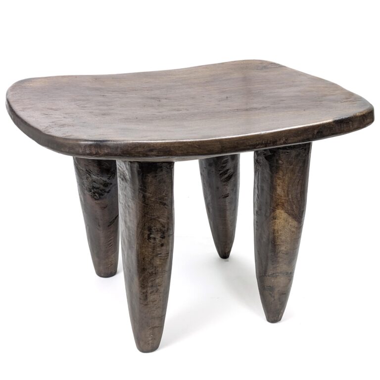 セヌフォ族巨大腰掛 座面66×51cm アフリカのテーブル 家具 （r155-28