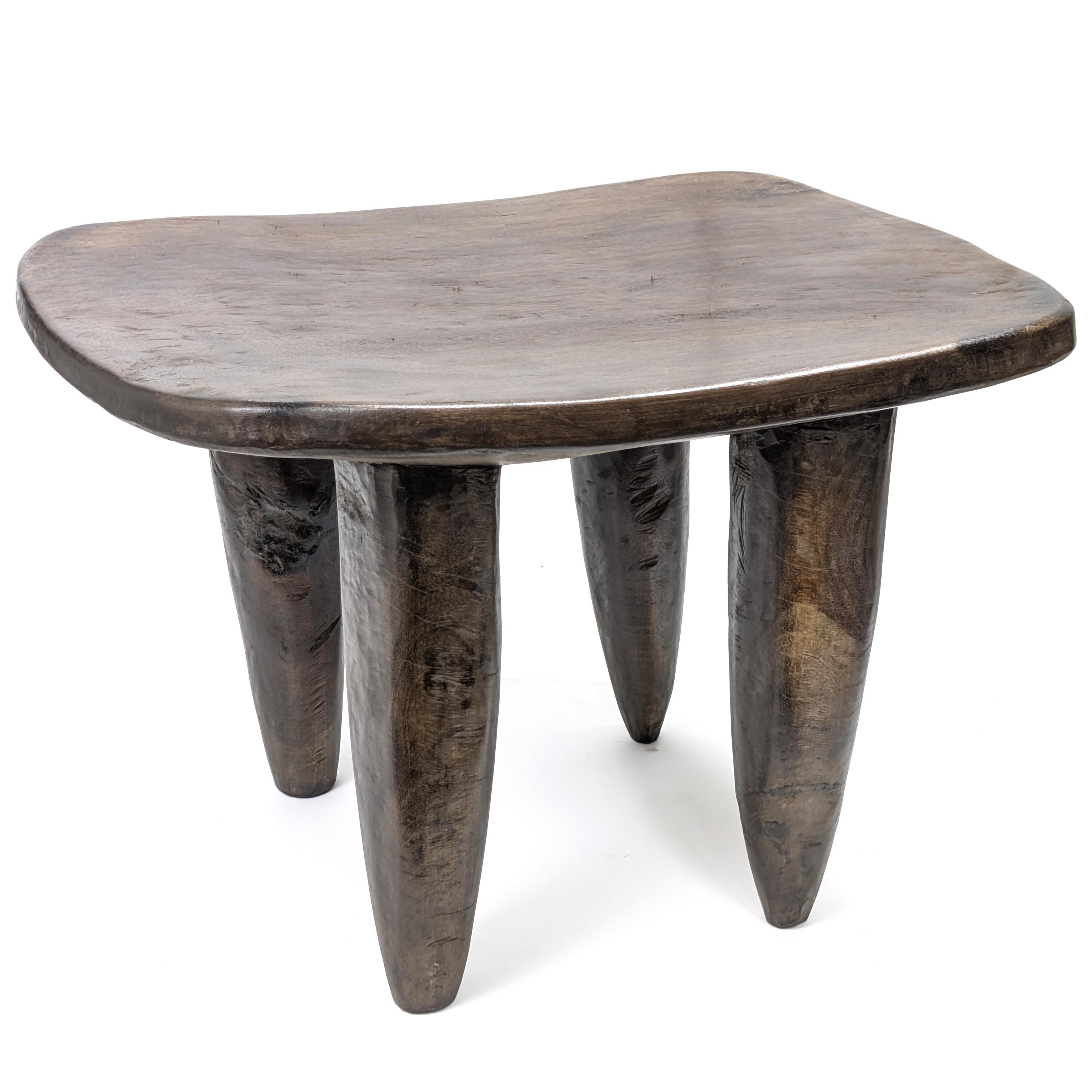 セヌフォ族巨大腰掛 座面66×51cm アフリカのテーブル 家具