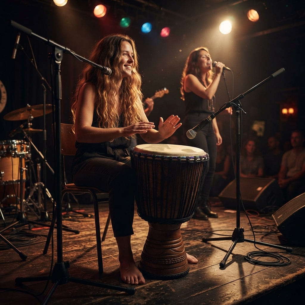 コートジボワール ジャンベ XLサイズ プロテクション付 NIMBA （r155-29）（AI生成イメージ）