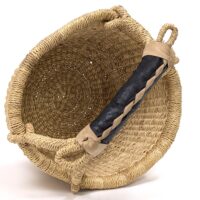 Alternative view of ブルキナバスケットmini 丸かごタイプ アフリカ産 （r160-09）