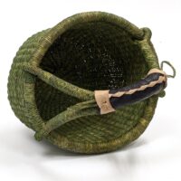 Alternative view of ブルキナバスケットmini 丸かごタイプ アフリカ産 （r160-10）