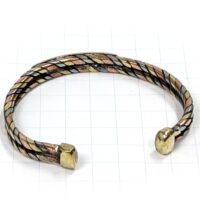 Alternative view of 銅線 ブレスレット アフリカン バングル （r163-03）