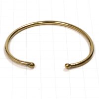 Alternative view of アフリカン メタリック ブレスレット 金属バングル （r163-07）