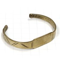 アフリカン メタリック ブレスレット 金属バングル （r163-08）