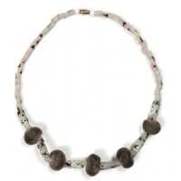 Alternative view of アフリカン ネックレス 再生ガラスビーズ  （r163-09）