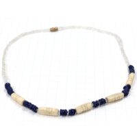 アフリカン ネックレス 再生ガラスビーズ  （r163-12）