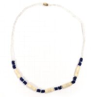 Alternative view of アフリカン ネックレス 再生ガラスビーズ  （r163-12）