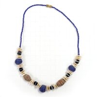 Alternative view of アフリカン ネックレス 再生ガラスビーズ  （r163-13）