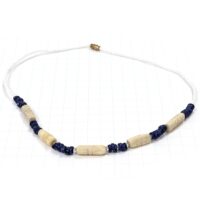 アフリカン ネックレス 再生ガラスビーズ  （r163-18）