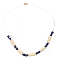 Alternative view of アフリカン ネックレス 再生ガラスビーズ  （r163-18）