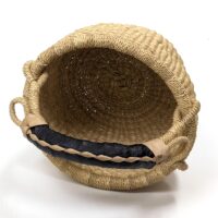 Alternative view of ブルキナバスケットmini 丸かごタイプ アフリカ産 （r163-24）