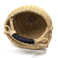 Alternative view of ブルキナバスケットmini 丸かごタイプ アフリカ産 （r163-26）