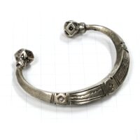 アフリカン メタリック 大型 ブレスレット 金属バングル （r211-02）