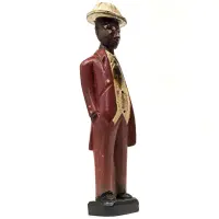 Alternative view of コロン人形 30cm アフリカ 木彫像 （r211-28）