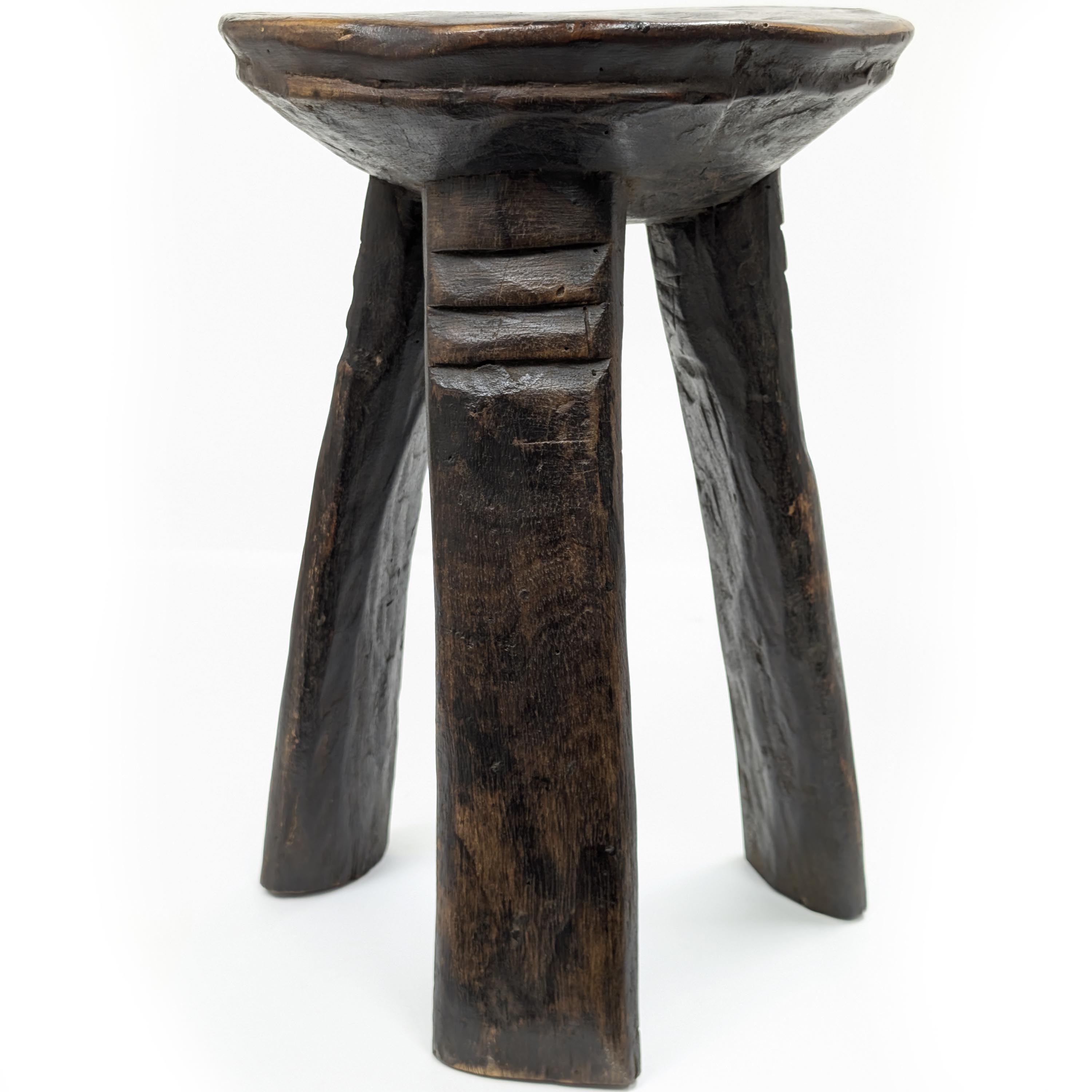 【ヴィンテージ】セヌフォ族　スツール　①　椅子　民具　花台　アフリカンアート セヌフォ族 スツール ヴィンテージ】セヌフォ族 スツール ① 椅子 民具