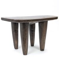 Alternative view of セヌフォ族巨大腰掛　座面67×46cm　アフリカのテーブル 家具 （r211-33）