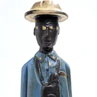 Alternative view of コロン人形 30cm アフリカ 木彫像 （r216-02）